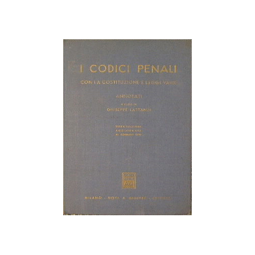 I Codici penali