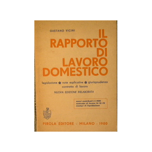 Il Rapporto di Lavoro Domestico.