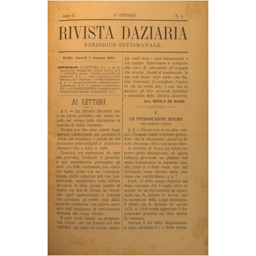 Rivista Daziaria