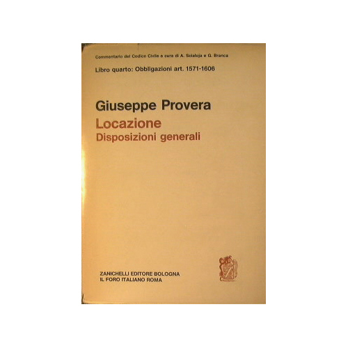Locazione. Disposizioni generali