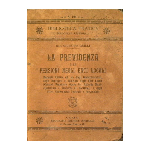 La previdenza e le pensioni negli enti locali