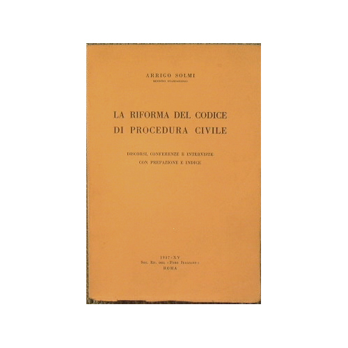 La riforma del codice di procedura civile
