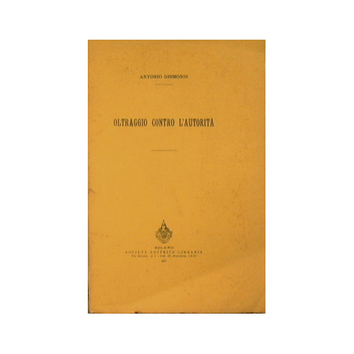 Oltraggio contro l'autorità