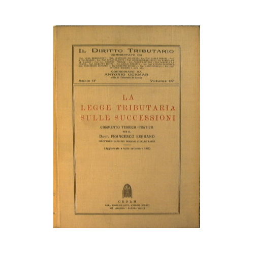 La legge tributaria sulle successioni