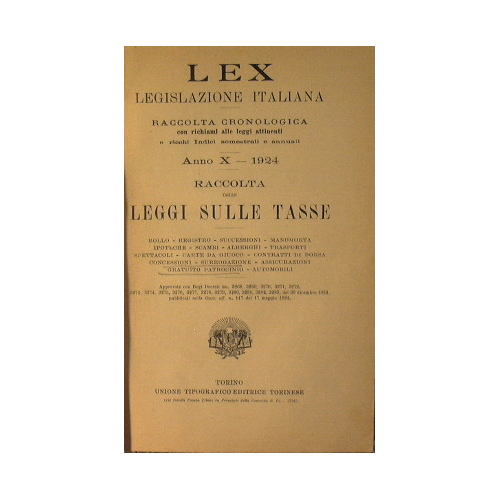 Lex legislazione italiana