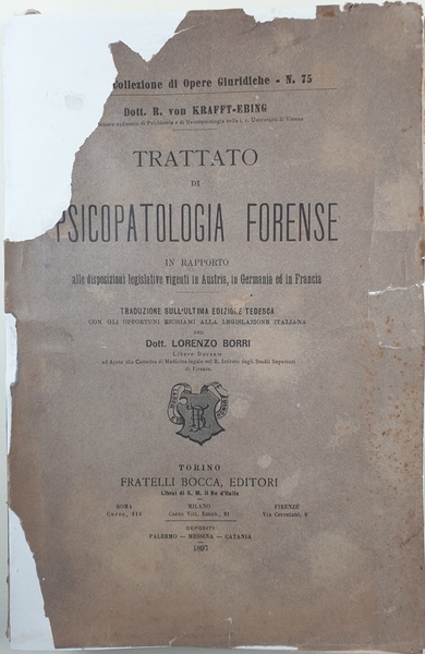 Trattato di psicopatologia forense