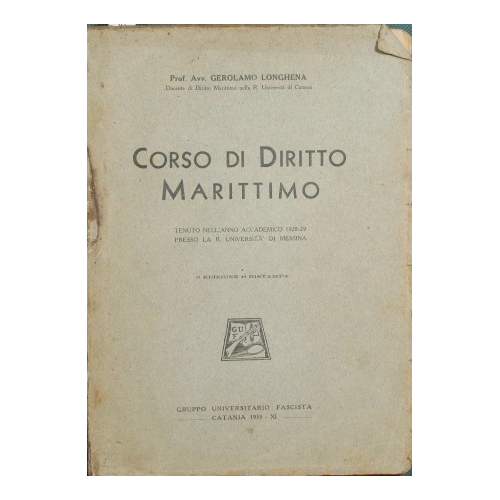 Corso di diritto marittimo