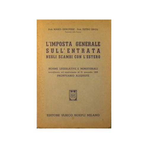L'Imposta generale sull'entrata negli scambi con l'estero