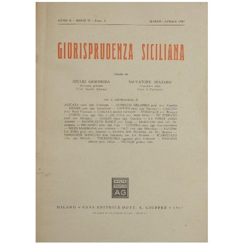 Giurisprudenza siciliana