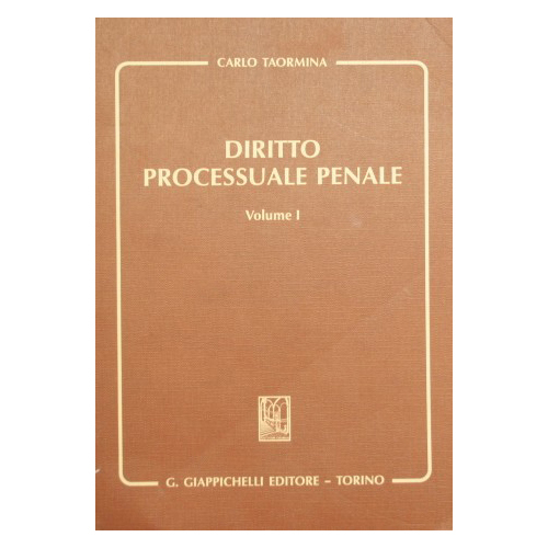 Diritto processuale penale. Vol. I