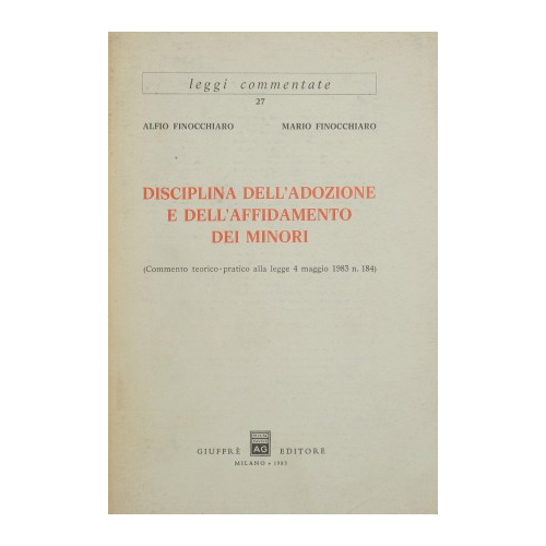 Disciplina dell'adozione e dell'affidamento dei minori