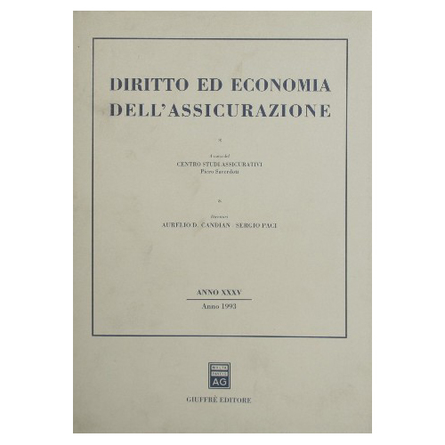 Diritto ed economia dell'assicurazione