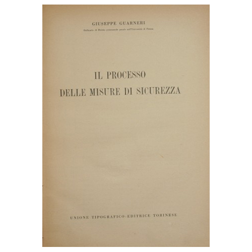 Il processo delle misure di sicurezza