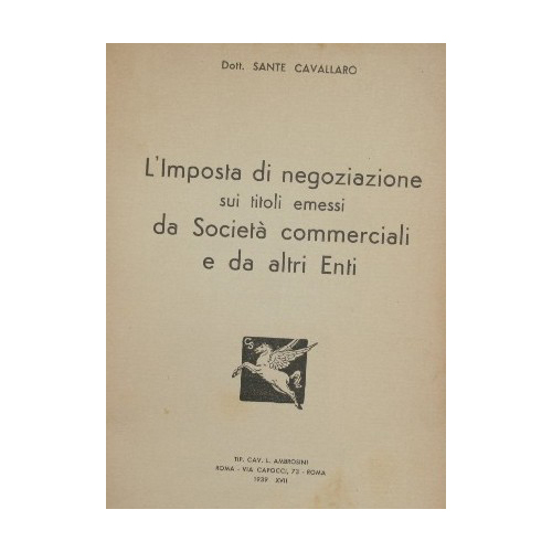 L'Imposta di negoziazione sui titoli emessi da Società commerciali e …