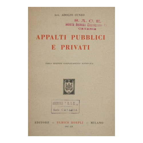 Appalti pubblici e privati