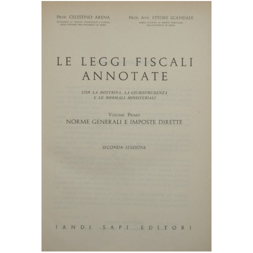 Le leggi fiscali annotate