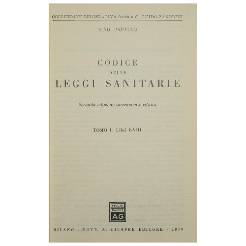 Codice delle leggi sanitarie