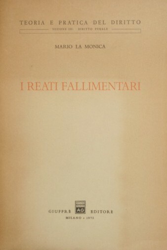 I reati fallimentari