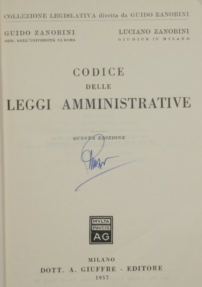 Codice delle leggi amministrative