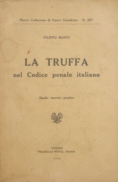 La truffa nel Codice penale italiano