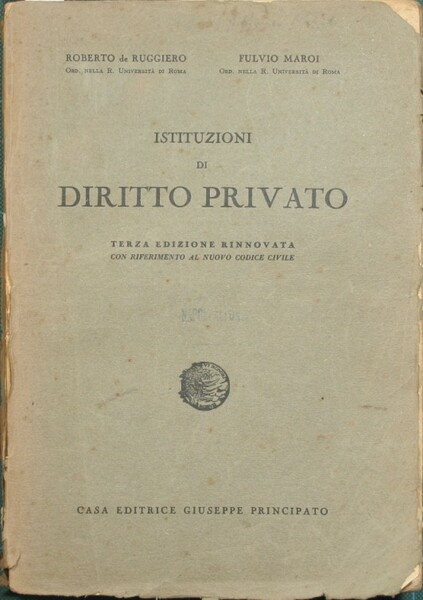 Istituzioni di diritto privato