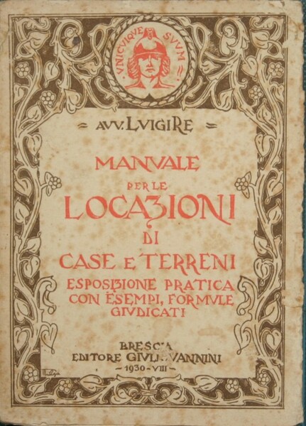 Manuale per le locazioni di case e terreni