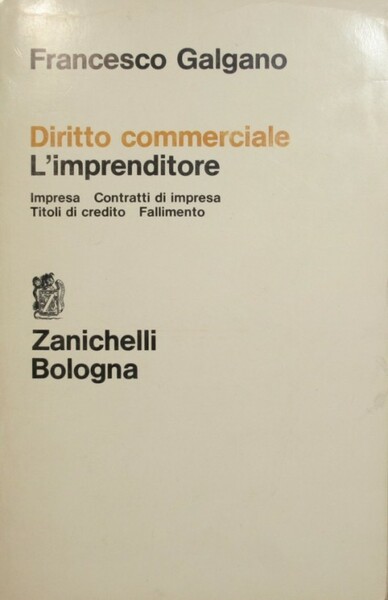 Diritto commerciale. L'imprenditore