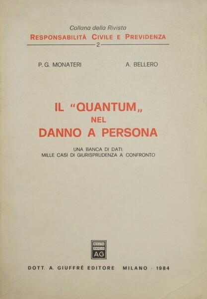 Il quantum nel danno a persona