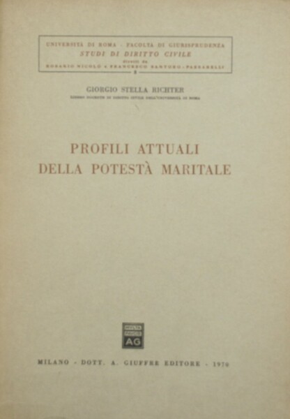 Profili attuali della potestà maritale