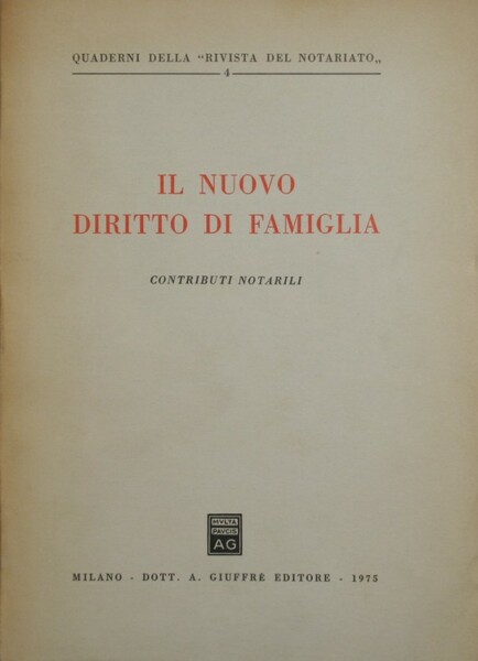 Il nuovo diritto di famiglia