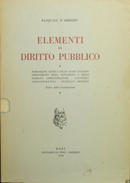 Elementi di diritto pubblico