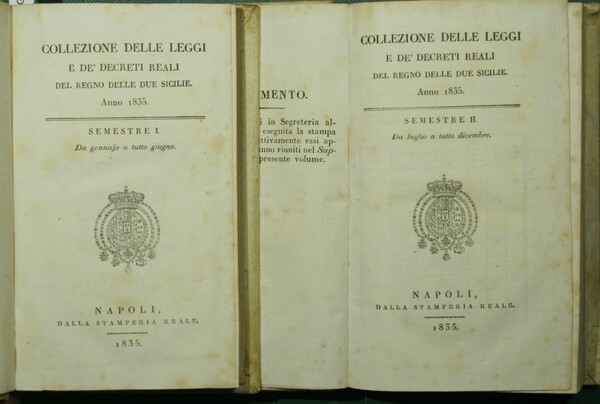 Collezione delle leggi e de' decreti reali del Regno delle …