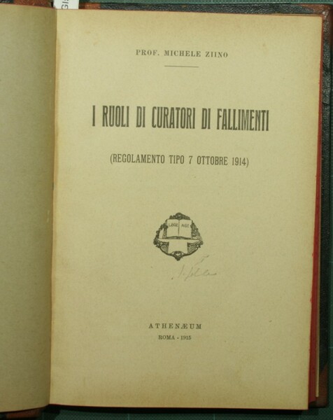 I ruoli di curatori di fallimenti