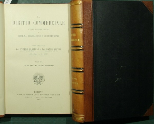 Il diritto commerciale. Vol. IV - 1912