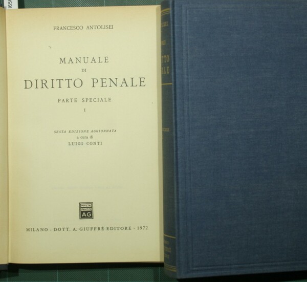 Manuale di diritto penale - Parte speciale