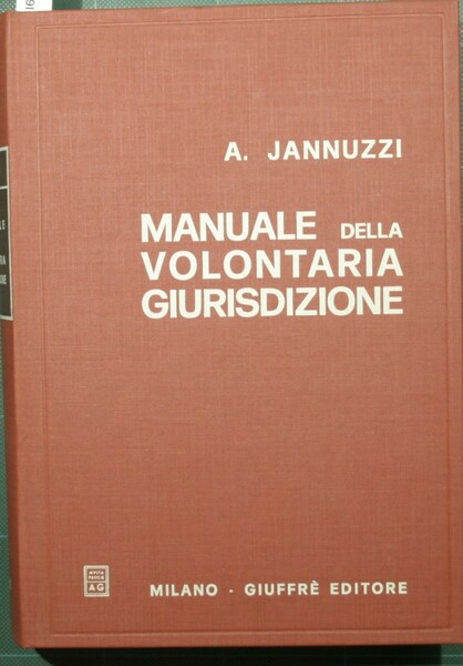 Manuale della volontaria giurisdizione