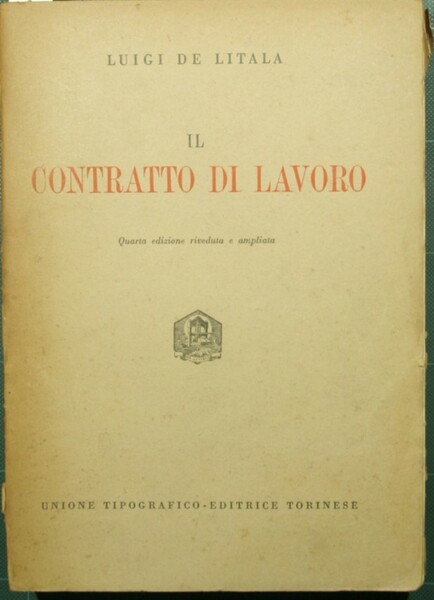 Il contratto di lavoro