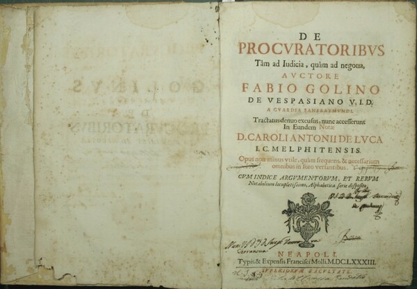 De procuratoribus tam ad iudicia, quam ad negotia