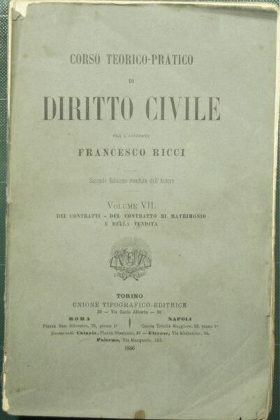Corso teorico pratico di diritto civile. Vol. VII - Dei …
