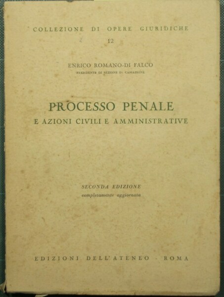 Processo penale e azioni civili e amministrative