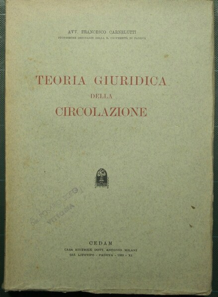 Teoria giuridica della circolazione