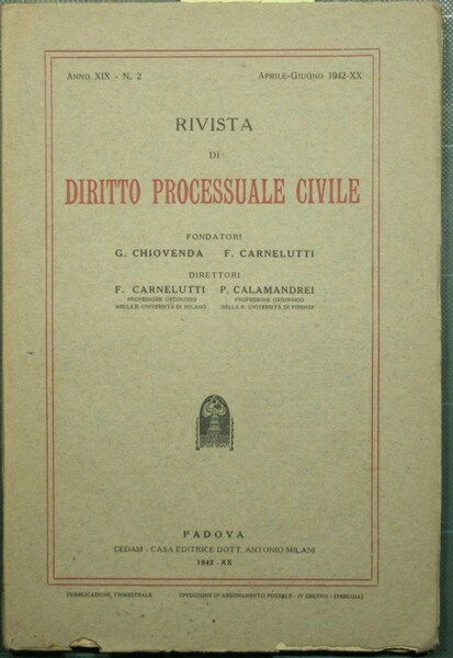 Rivista di diritto processuale civile. N. 2