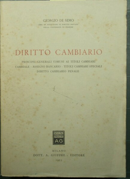 Diritto cambiario