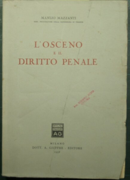 L'osceno e il diritto penale