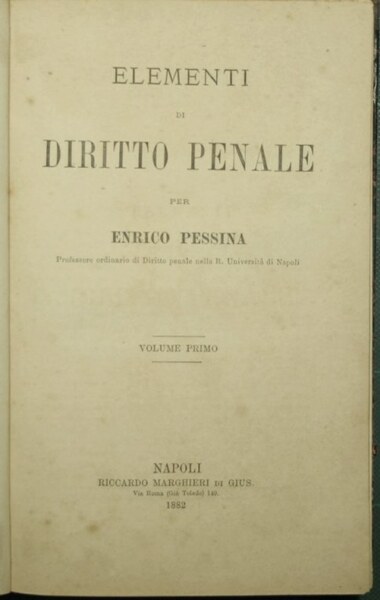 Elementi di diritto penale