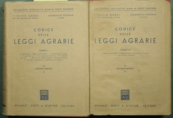 Codice delle leggi agrarie