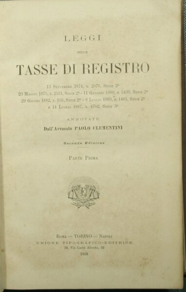 Leggi sulle tasse di registro