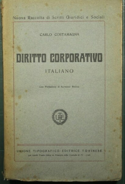 Manuale di diritto corporativo italiano