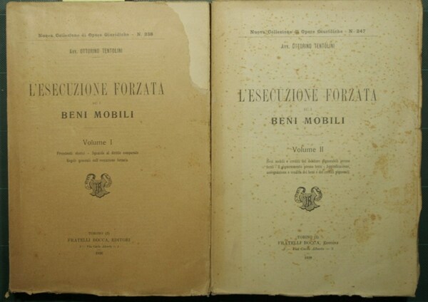 L'esecuzione forzata su i beni mobili