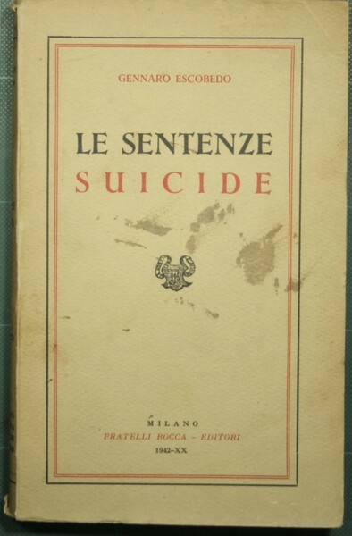 Le sentenze suicide